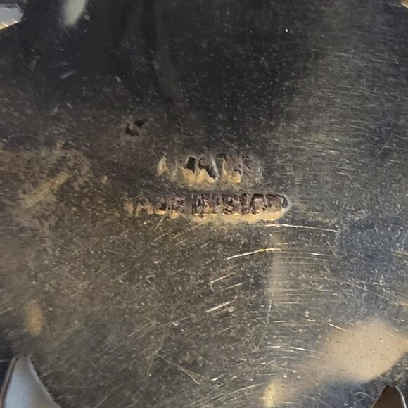 Jewelry Lot Vintage Siam Sterling Niello Enamel Cufflink Earring Brooch - Picture 8 of 9